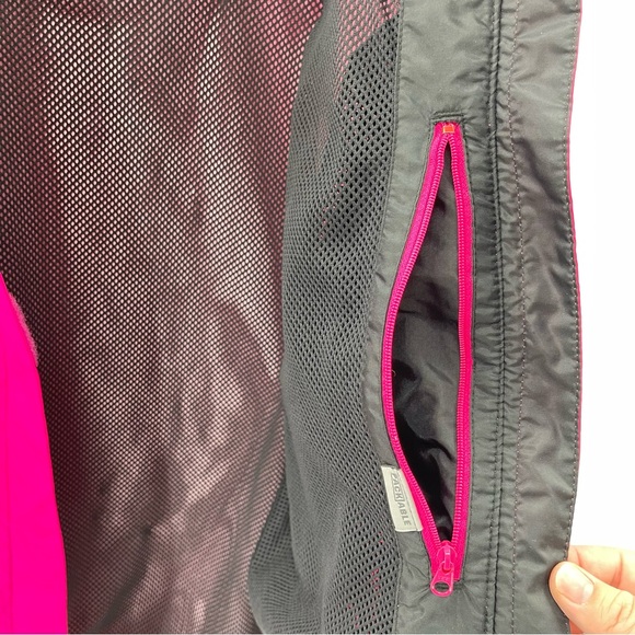 Columbia Omni Tech Waterproof Hooded Hiking Outdoor Hot Pink Jacket Size Large - Picture 7 of 10